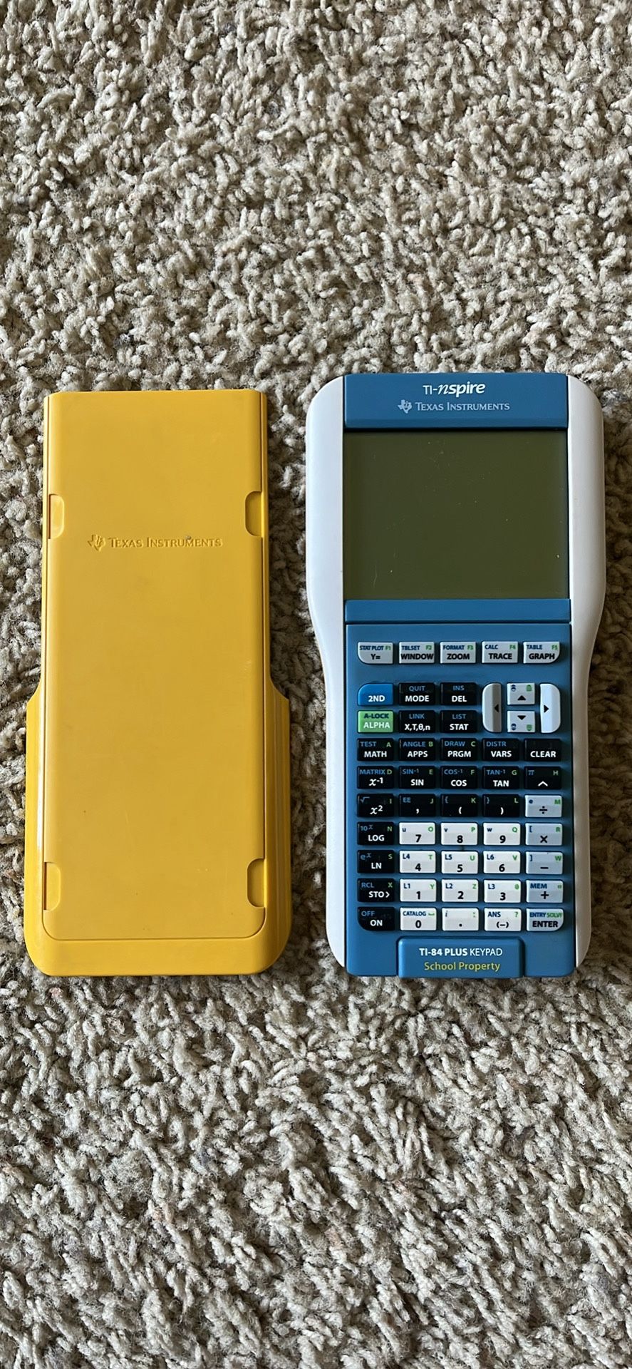 TI-nspire Graphing Calculator with TI-84 Plus KeyPad and Cover