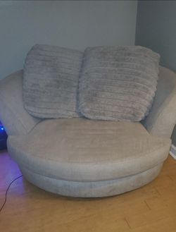 Oversized Swivel Cuddle Chair – $120 OBO
