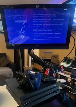 PlayStation 4 Pro Slim, one terabyte bundle with two controllers ready to play
