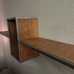 Handmade Cherrywood Shelving / Centerpiece