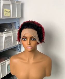 8 Inch 13x4 HD Lace Front Bob curly Wig | 200% Density | 100% Human Hair