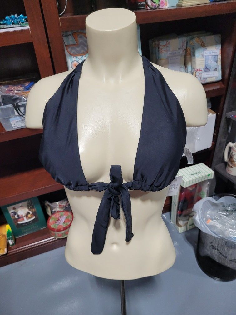 Time and Tru Women's Tunneled Halter Bikini Top