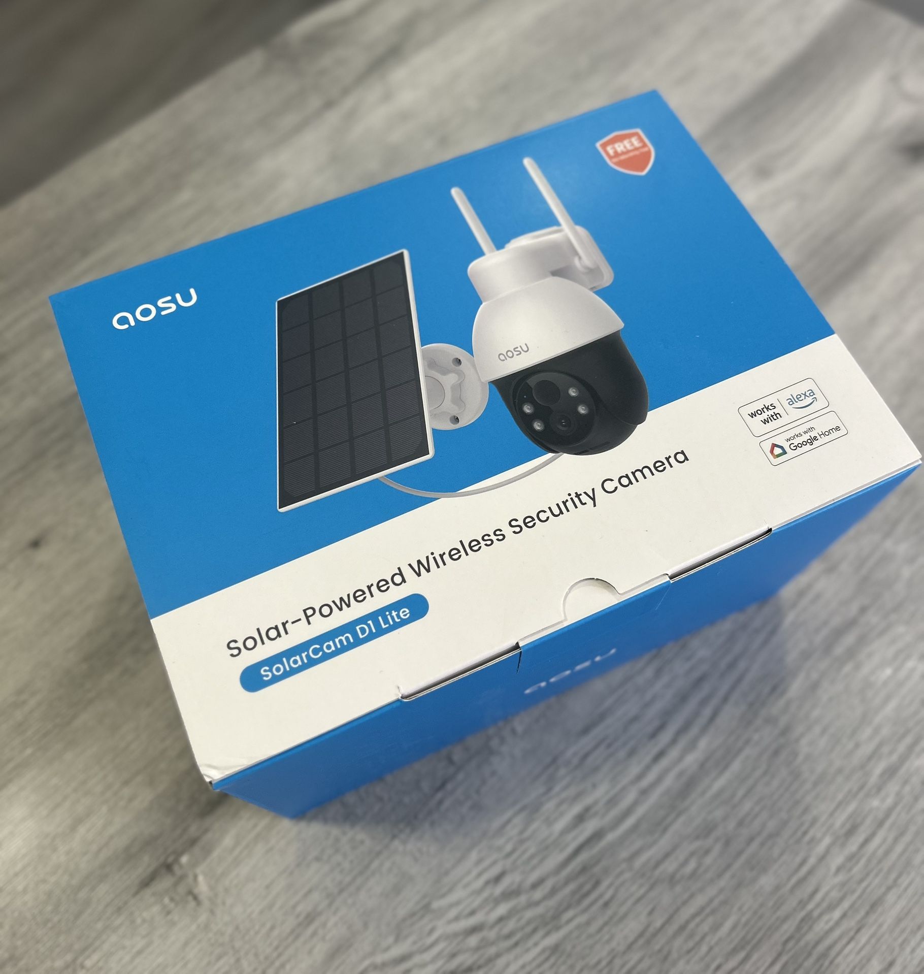 AOSU SolarCam D1 Lite Security Camera - New in Box