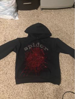 Spider hoodie 100% cotton MEDIUM