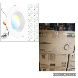 Sunco 12 Pack LED Recessed Lighting 6 Inch, 