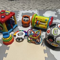Toys For Kids: Ball, Mirror And Musical Cube