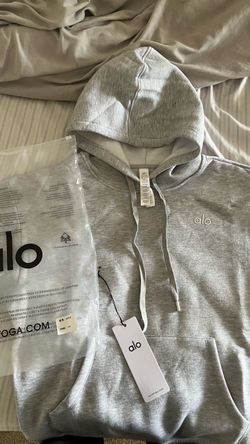 grey alo hoodie