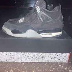 Jordan 4 Black Canvas