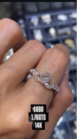 14K 1.76CT Lab Grown Diamonds 💎 W/G  Ring