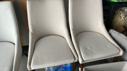 Four upholstered chairs $80