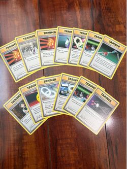 Pokemon XY Evolutions Trainer Non-Holo Mixed Lot of 13! NM