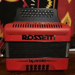 Acordeon Rossetti, Accordion Valentino. GCF Sol