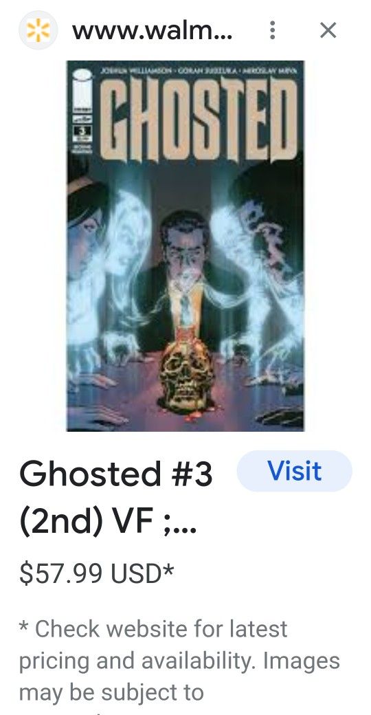 Ghosted Comic Book #3.  2nd Edition