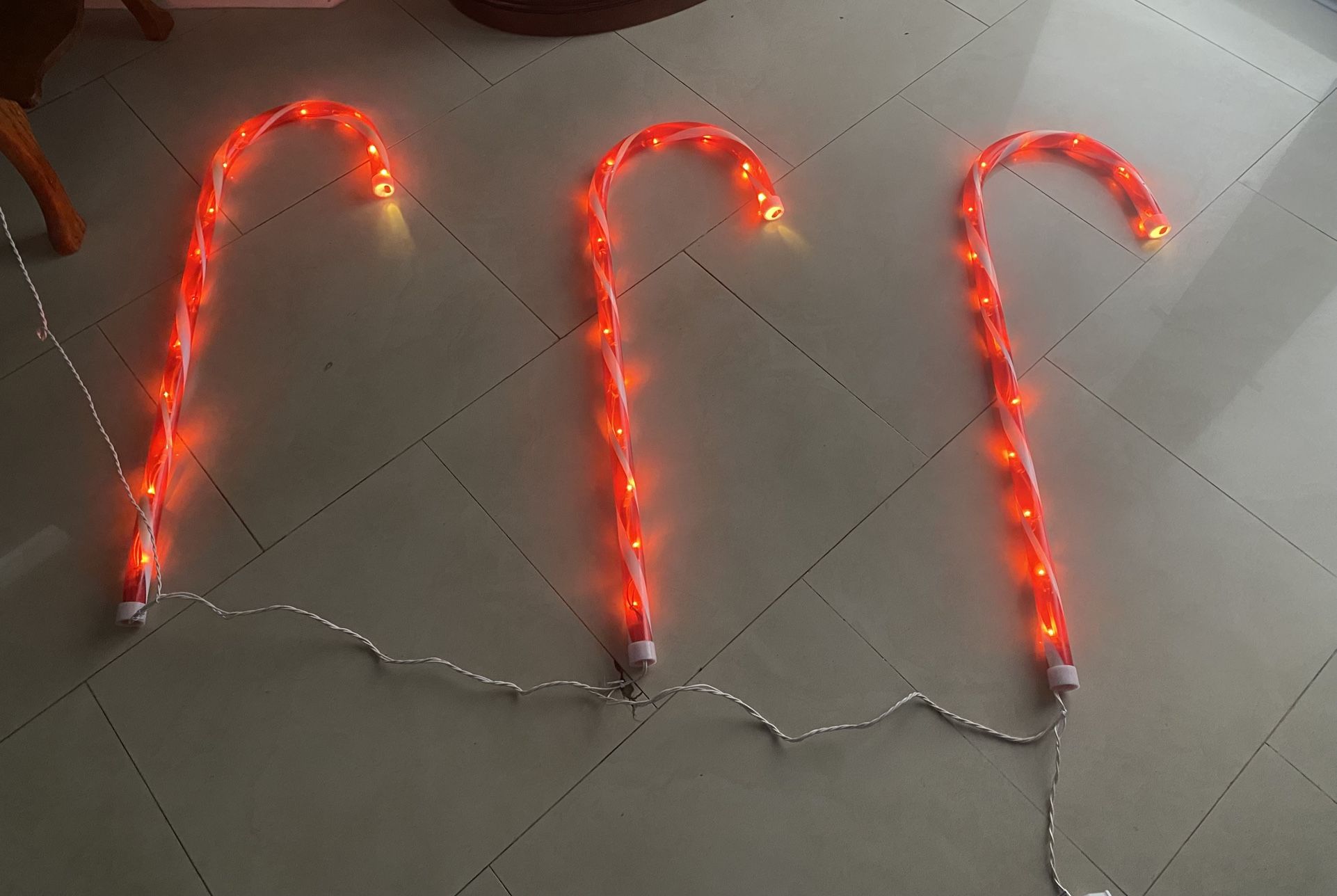 Vintage Lighted Candy Canes (7)