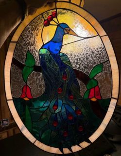 Stained Glass Peacock