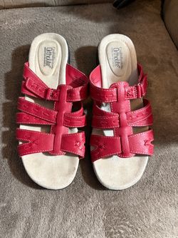 Croft & Barrow Red Ortholite Comfort Sandals – Women’s 9 Medium