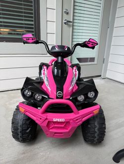 Electric four wheeler for kids