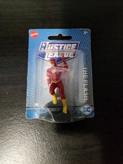 THE FLASH 3”ACTION FIGURE DC COMICS PLASTIC MATTEL TOY (BRAND NEW SEALED)