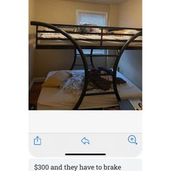 Queen Size Bunk Bed 