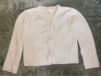 Cat & Jack shimmer sweater size S (6/7)