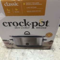 Crockpot™ 7-Quart Slow Cooker, Manual, Stainless Steel