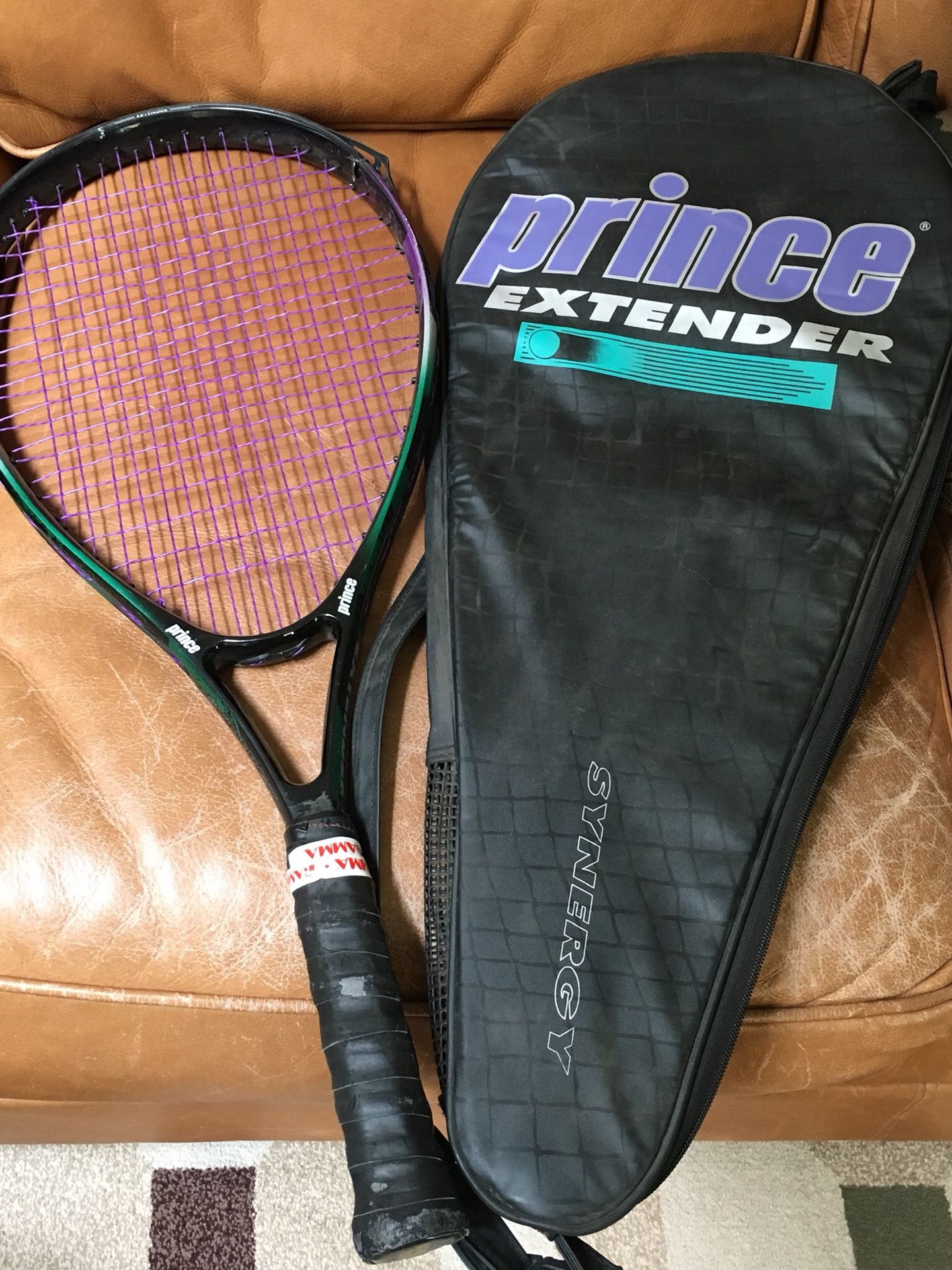 Prince Extender Synergy Tennis/Racket ball Racket with case $12