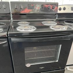 Whirlpool Black Coil Stove