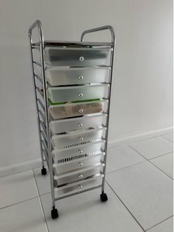 Rolling storage organizer