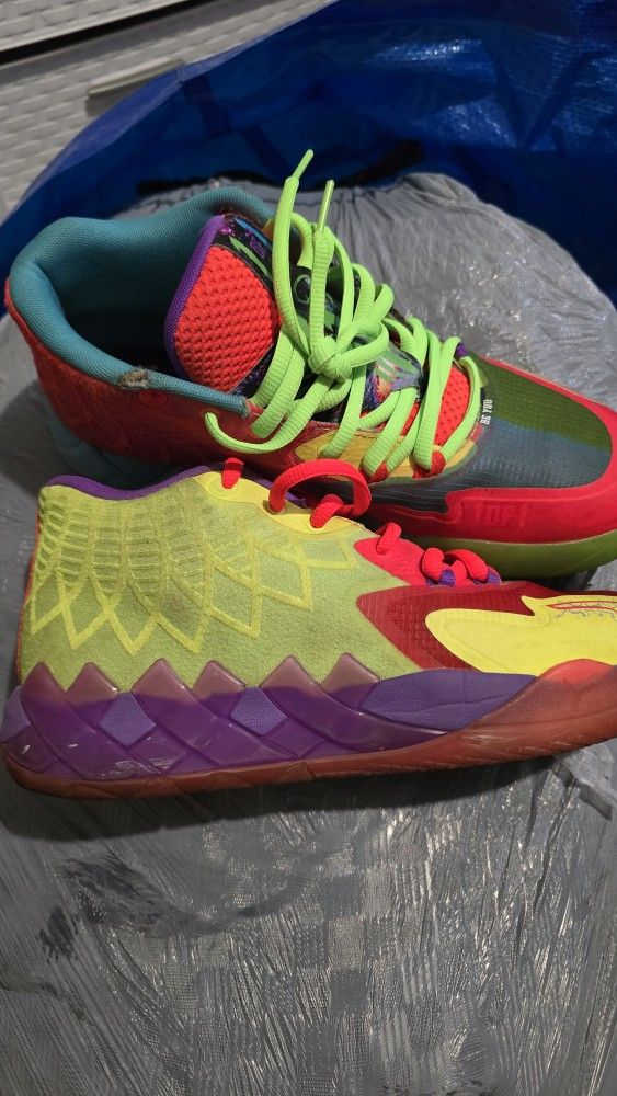 Puma MB1 Lamelo "Be You" Green Gecko Red Blast