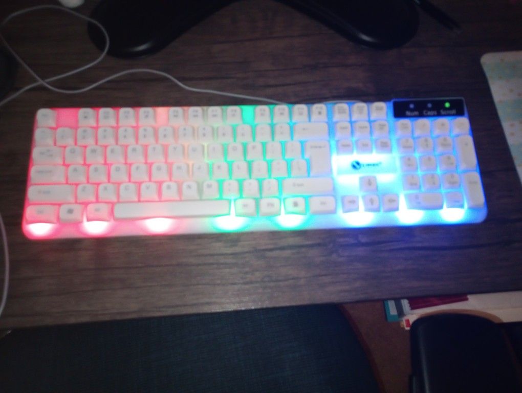 White RGB Keyboard