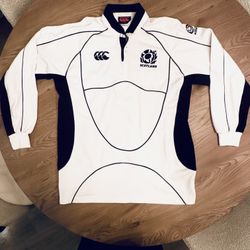 Original Vintage Canterbury 2004 Scotland Rugby Long Sleeve Jersey