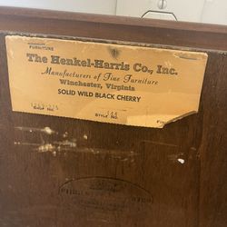  Antique The Henkel Harris Co Mirror