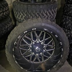 26 Inch TIS Wheels And Rolling Big Power Tires.