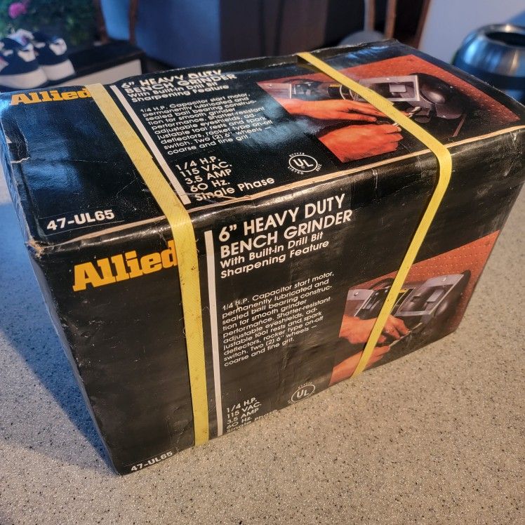 Brand New Allied 6-in Bench Grinder