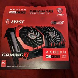 MSI Graphics Card Radeon RX 480 Twin Frozr VI