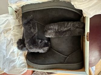 brand new SO® Paulina Women's Faux-Fur Winter Boots size 6