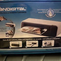 $45 Pandigital photo, slide, and negative convertible!