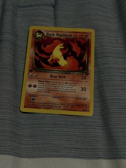 1st edition team rocket dark rapidash