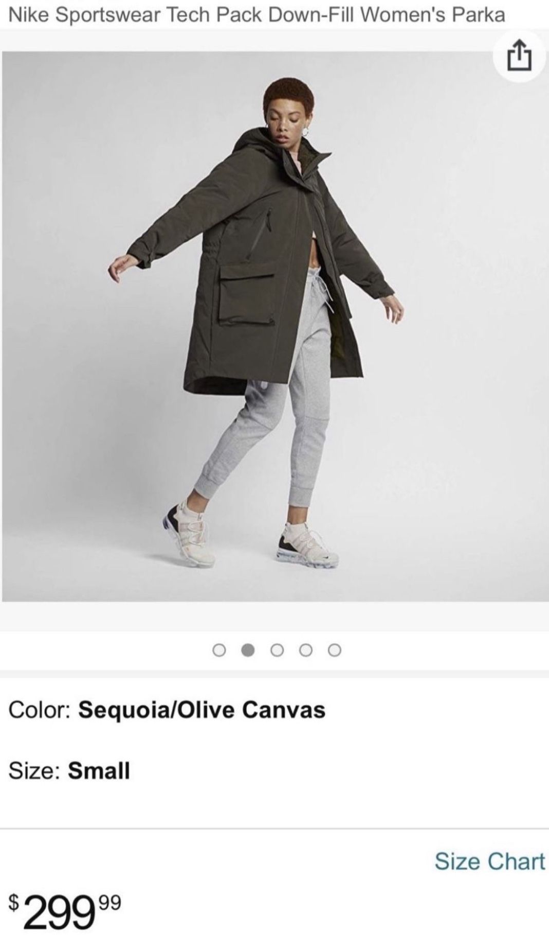 Nike Sportswear Tech Pack Down fill Women's Parka Jacket Coat