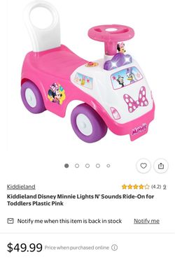 Disney Minnie Mouse Ride-On Toy Car