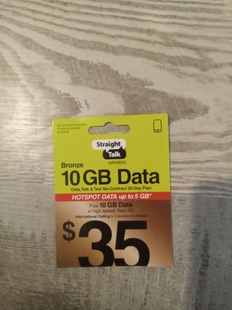 Straight Talk 10 GB DATA