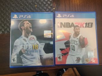 NBA2K18 and FIFA18