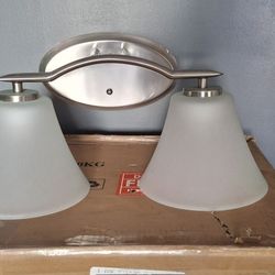 2 Bulb Bathroom Light Fixture