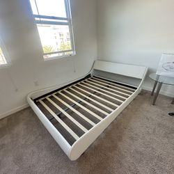 White Modern Bed Frame