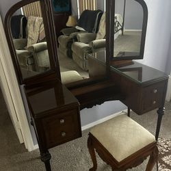 Antique Mirrored Vanity 