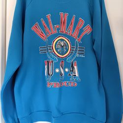 Vintage 90s Walmart Sweatshirt Size Large 