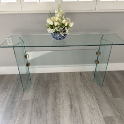 Glass Entry/Console Table 