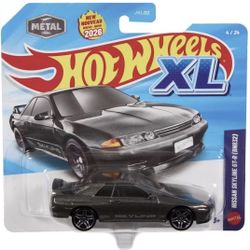 Hot Wheels XL Nissan Skyline GT-R (BNR32) 1:43 Scale New 2026