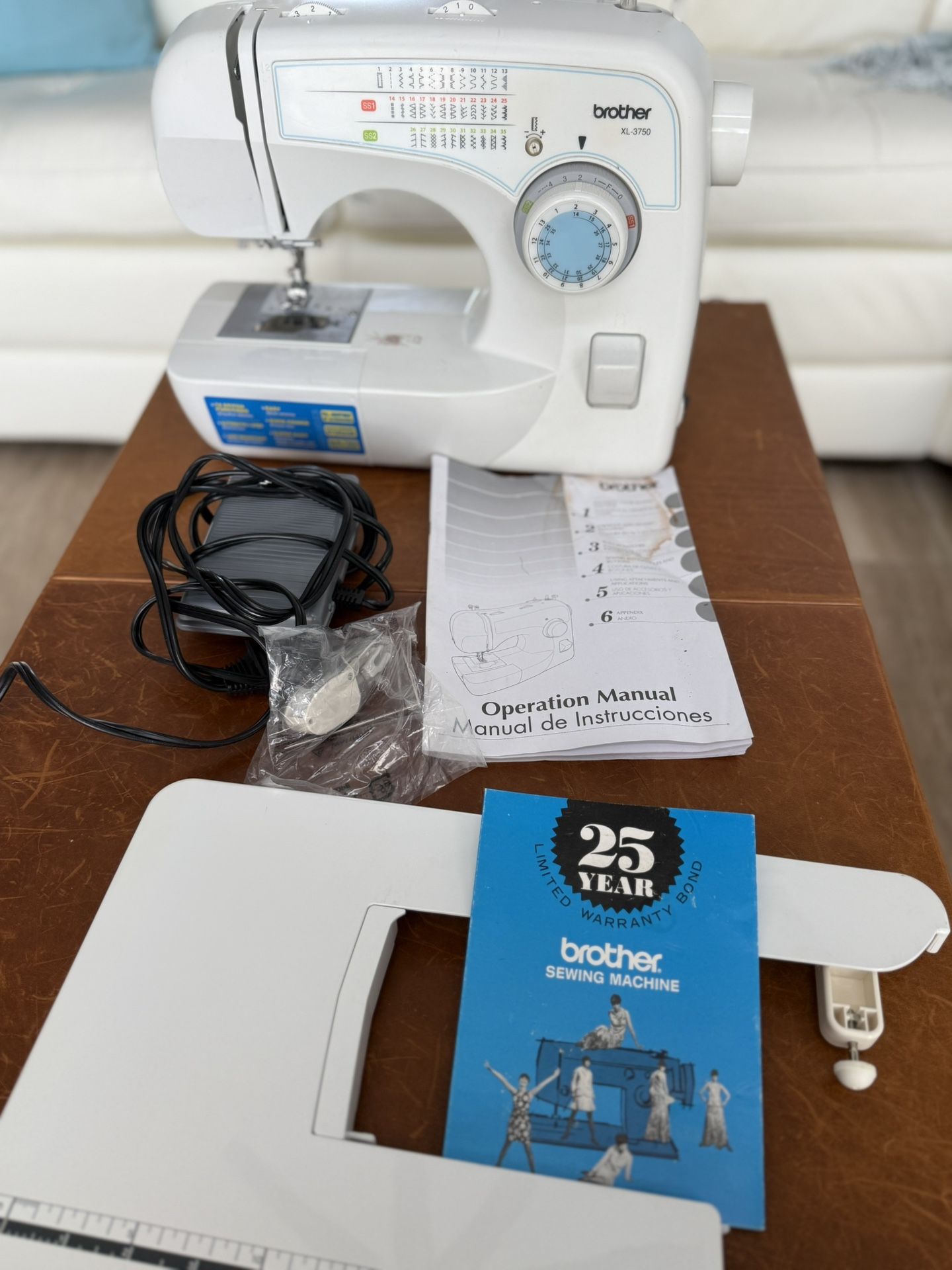 Brother XL-3750 Free Arm Sewing Machine With Quilting Features