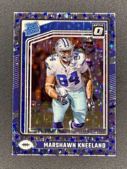 2024 Panini Donruss Optic - Rated Rookie Marshawn Kneeland #274 Stars Prizm (RC)
